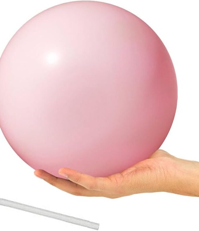 9 Inch Exercise Pilates Ball Mini Exercise Barre Ball for Yoga,Stability Exercise Training Gym Anti Burst and Slip Resistant Balls Physical Therapy Improves Balance, Core Strength