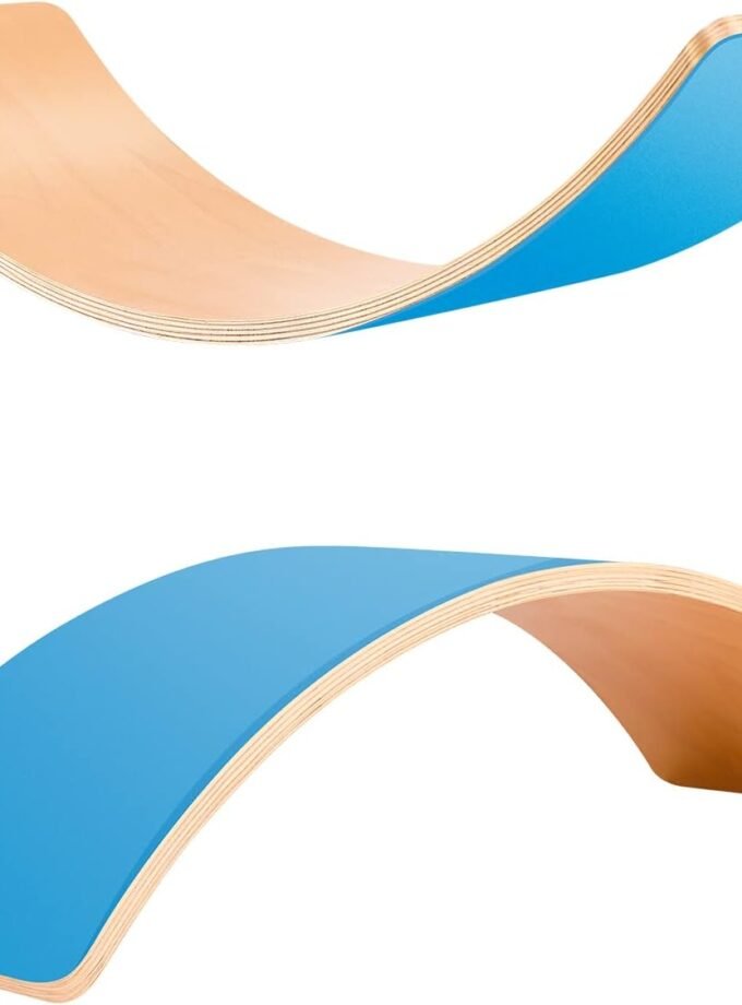 Wooden Balance Board Kids, 37" Natural Wobble Board Wooden Toys for Toddlers Kids & Adults, Birthday Gifts for 3 4 5 6 7 8 Year Old Boys Girls Kids, Open Ended Montessori Waldorf Learning Toy