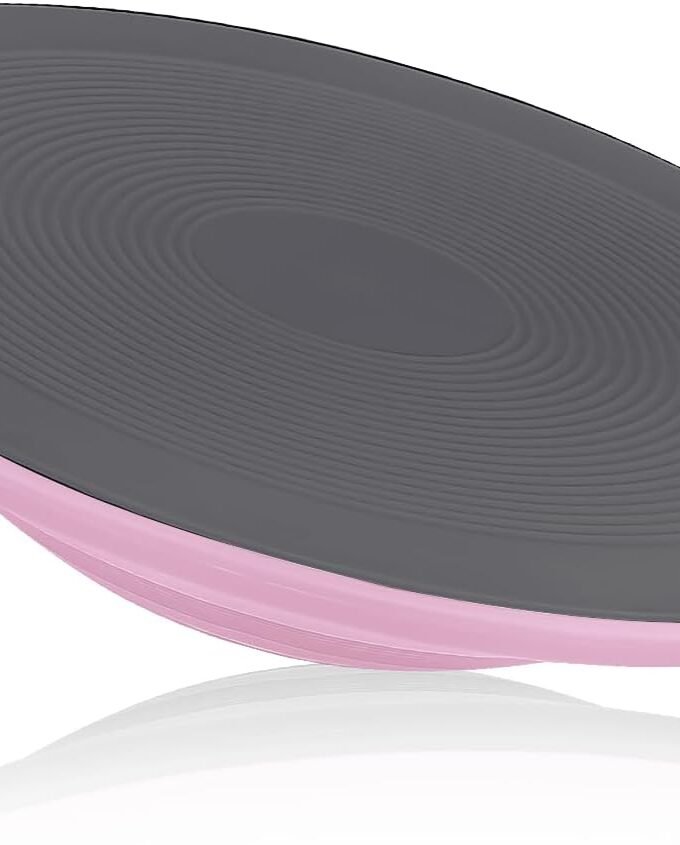Wobble Balance Board for Adults, 15.5" TPR Non-slip Surface with Handle for Workout Core Trainer Physical Therapy, Home Gym Stability Board