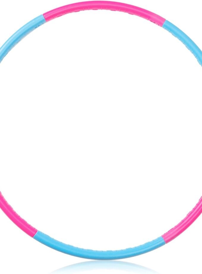 Kids Exercise Hoop, Detachable & Size Adjustable Toy Hoop, Professional Hoola Rings for Kids, Blue,pink