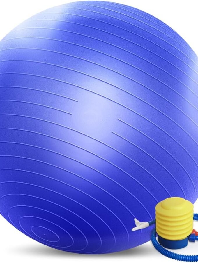 Forbidden Road Yoga Ball Exercise Ball Gym Ball for Work Out Physical Therapy Balance Stability Fitness Office Ball Chair