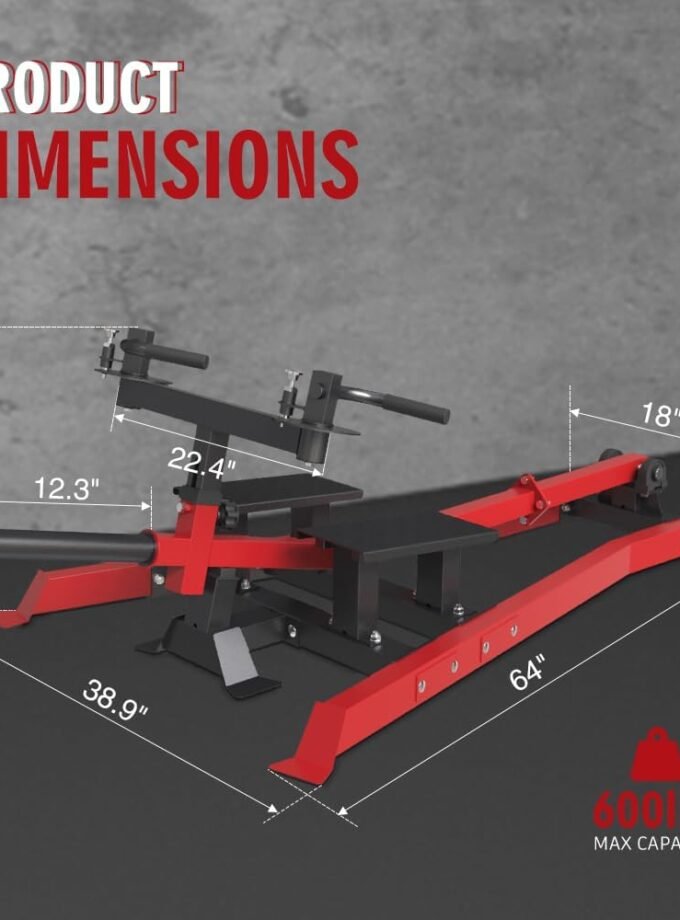 T-Bar Row Machine,Back Strength Machine,Back Machine ,Adjustable Machine with Rotary Adjustment Multiple Handle Positions,Back Machines with 360 degree Rotatable Handle