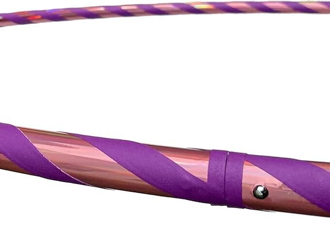 36" Purple Hula Hoop for Fitness, Dance and Fun | Lighter Weight at 11 oz | Made in The