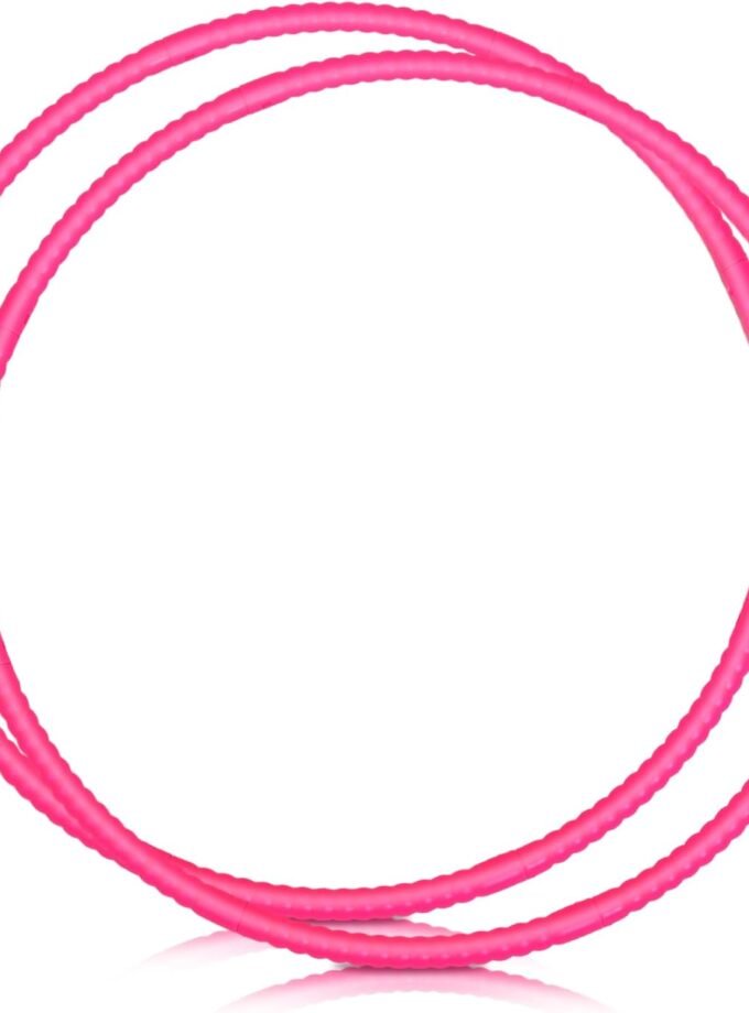 2 Pcs Toy Hoop Exercise Hoop Detachable Adjustable Plastic Hoop Playground Equipment for School Colored Hoop Circles Exercise Ring for Teens  Agility Equipment(Rose Red,23 Inch)