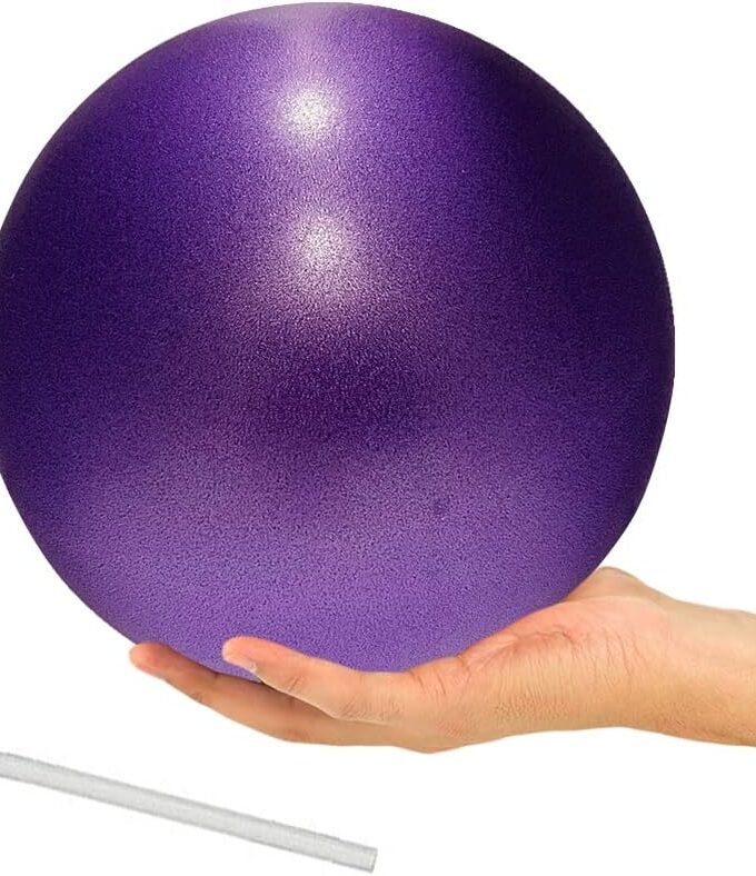 9 Inch Exercise Pilates Ball Mini Exercise Barre Ball for Yoga,Stability Exercise Training Gym Anti Burst and Slip Resistant Balls Physical Therapy Improves Balance, Core Strength