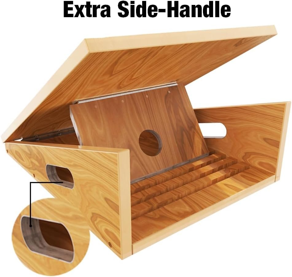 Professional Wooden Slant Board, Adjustable Incline Board and Calf Stretcher, Slant Board for Calf Stretching, Balance Stretch Board - Image 2