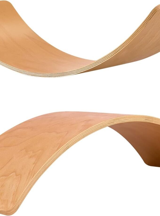 Wooden Balance Board Kids, 37" Natural Wobble Board Wooden Toys for Toddlers Kids & Adults, Birthday Gifts for 3 4 5 6 7 8 Year Old Boys Girls Kids, Open Ended Montessori Waldorf Learning Toy