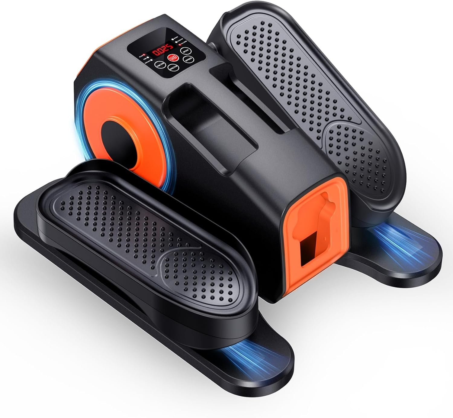 Under Desk Elliptical, Elliptical Leg Exerciser for Seniors, Home Portable Elliptical with Remote Control and 12 Adjustable Speeds, Electric Seated Pedal Exerciser, Fully Assembled