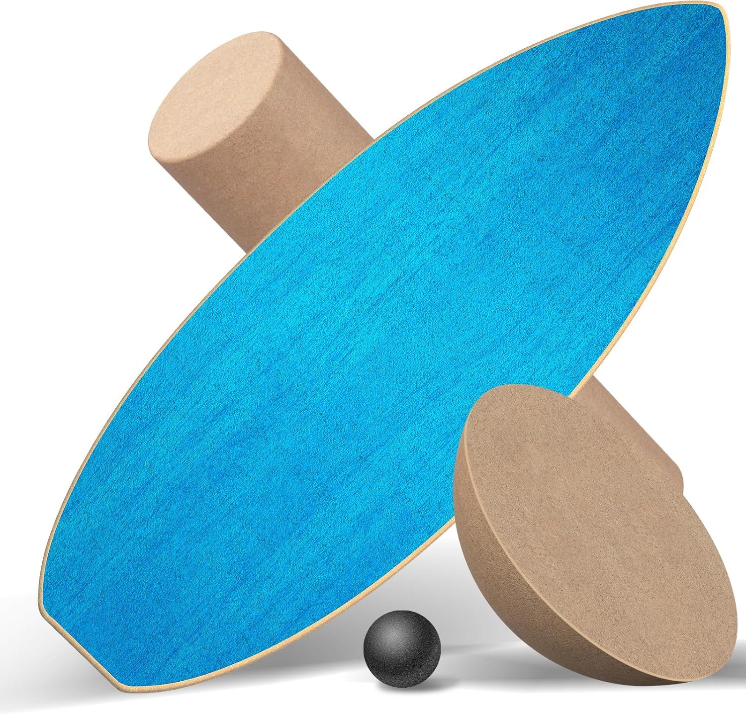 Balance Boards for Adults,Balance Trainer - Wooden Balance Board,Surface anti-slip treatment Including Roller,Half Ball And Balance Ball