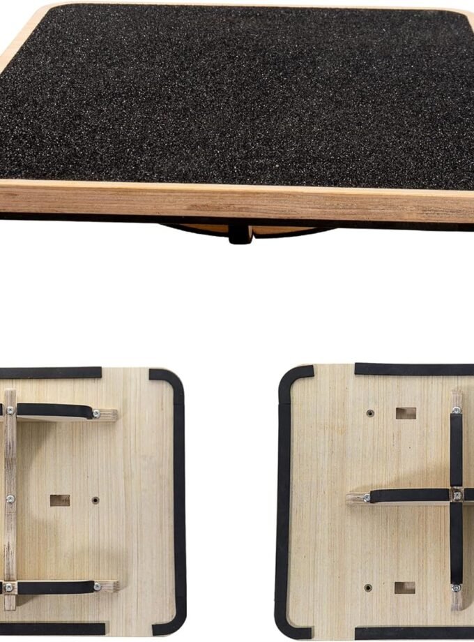 Professional Wooden Balance Boards for Adults - 350LBS Anti-Slip Balance Boards Design for Physical Therapy,Under Desk,2 Easy Setup Methods,Durable & Stable Wooden Boards